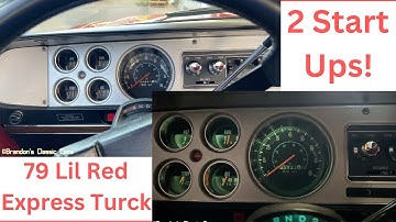 COLD Start 1979 Dodge Lil Red Express Truck COLD Start & Warm Start! 2 Start Ups!