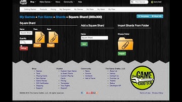 The Game Crafter Tutorial: Add Shards To Your Game