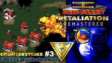 Red Alert Remastered | Counterstrike Allied #3 - Controlled Burn (GREECE) | [HARD]