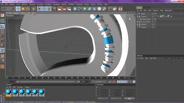 Cinema 4D Tutorial   How to Curve Capsules   Spline Wrap