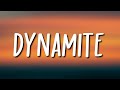 Gambar cover BTS 방탄소년단 - Dynamite Lyrics
