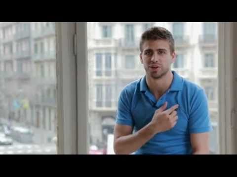 Gerard Pique habla de tenis (music by herve carpen...