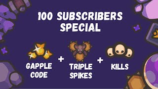 100 Subscribers Special! (Gapple Code + Triples + Kills) - Taming.io