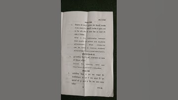 #mgkvp#questionpaper mgkvp question paper of b.ed second semester papar third