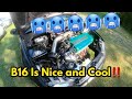 JUNKYARD B16 All Motor Civic Gets Dual Core Aluminum Radiator