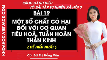 Vở bài tập Tự nhiên xã hội Lớp 3 Bài 19: Một số chất có hại với tiêu hóa - trang 63 | Cánh diều