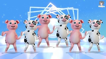 Heo Đốm , Heo Hồng Nhảy Cực Đáng Yêu - Đàn Heo Con - Liên Khúc Nhạc Cha Cha Khu Trò Chơi Hay