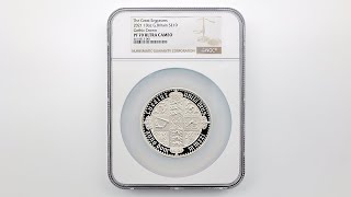 2021 英国 エリザベス2世 ゴシッククラウン クォーターアーム 10ポンド