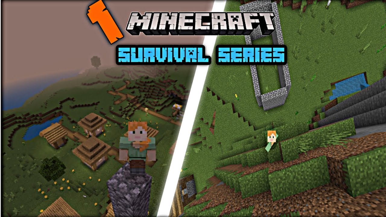Minecraft Survival series Ep1 I found village - YouTube