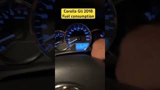 Toyota Corolla Gli 2018 Fuel Average Toyota Gli Fuel Consumption