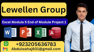 Lewellen Group Excel Module 5 End of Module Project 1 #LewellenGroup