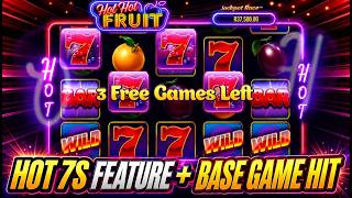 Hot Hot Fruit: Mega Hot Sevens in Base Game & Feature WOW! screenshot 2