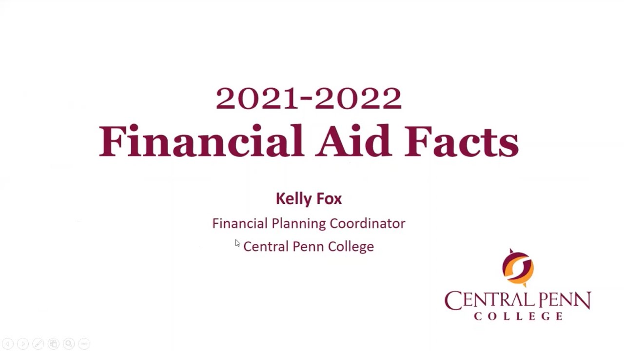 Financial Aid with Central Penn College YouTube