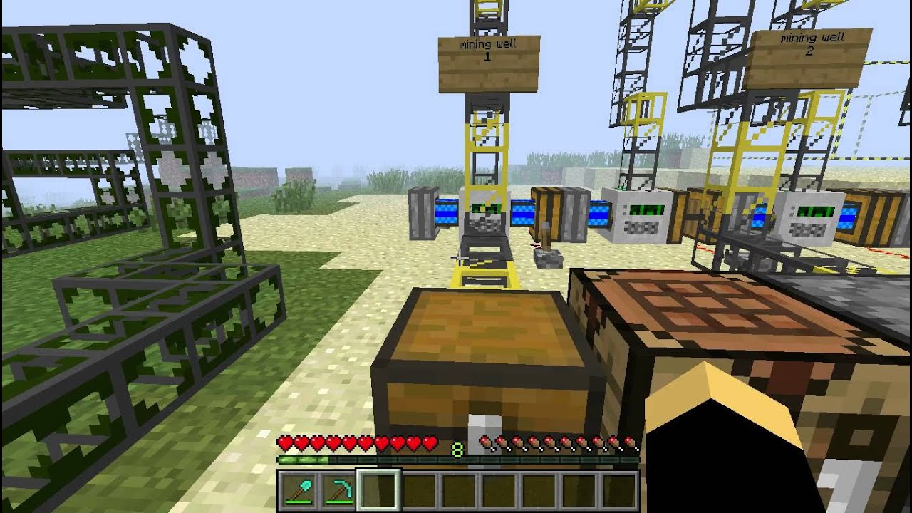 minecraftmodspotlightbuildcraftoil and pipes YouTube