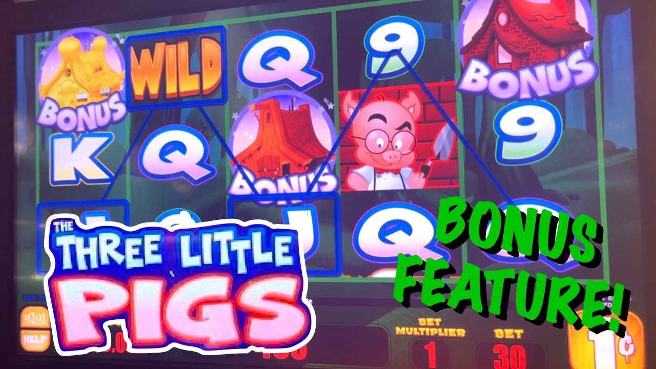 Three Little Pigs Bonus Game Feature! Pechanga Casino! YouTube