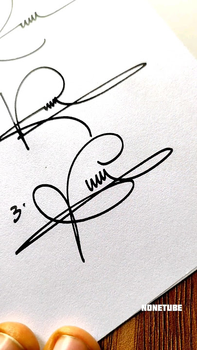 how to sign the letter K ❤ ?