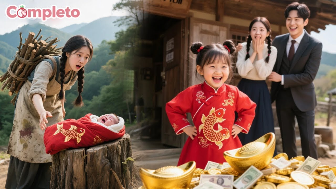 Chica pobre encuentra en la montaña un bebé abandonado… ¡un ángel que trae riqueza y amor!