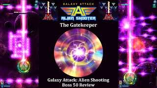 Galaxy Attack: Alien Shooting | New Boss Mode | New Boss 50 The Gatekeeper Only Review | By Apache