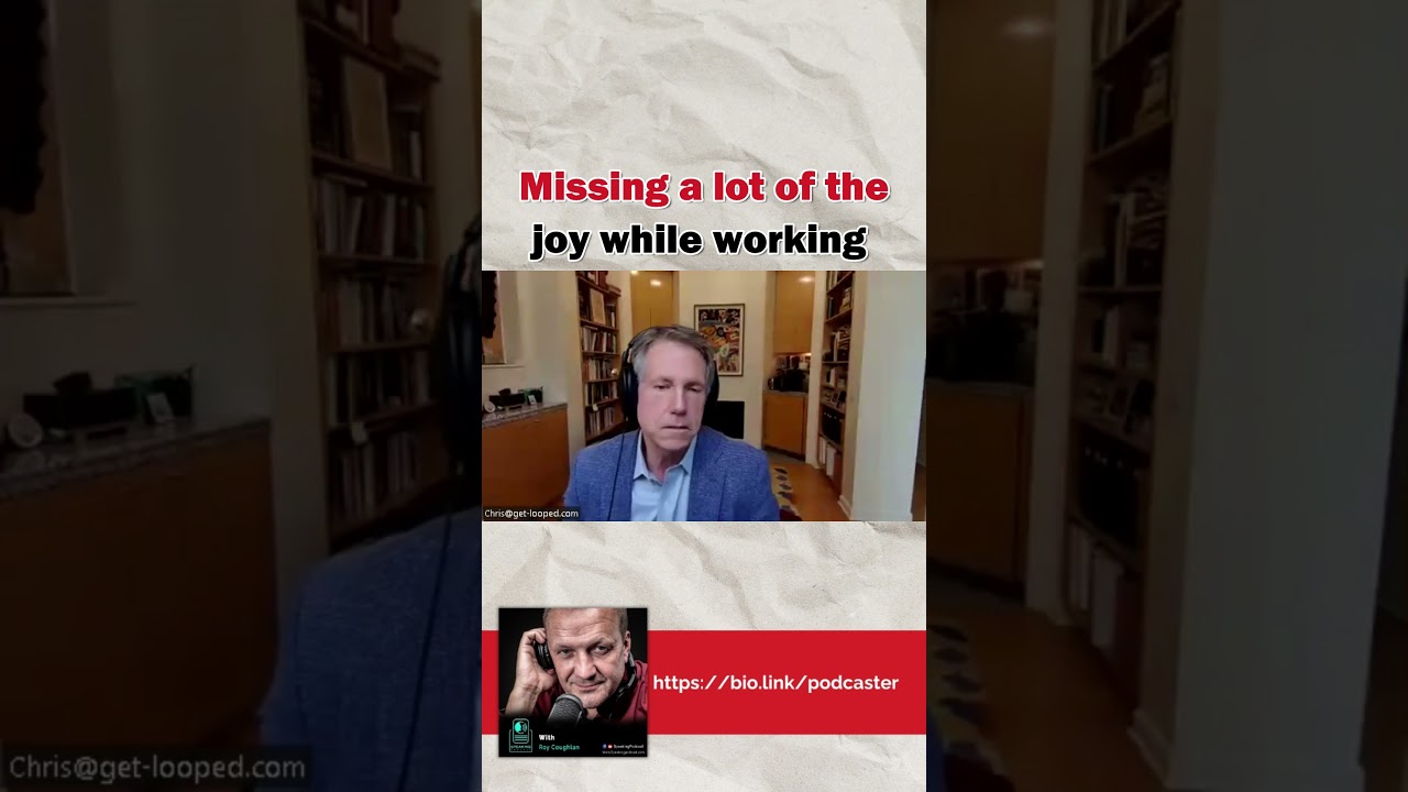 Missing a lot of the joy while working