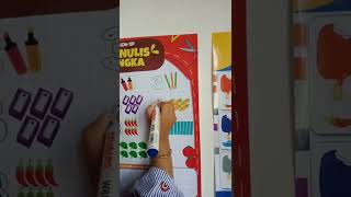 salsa BELAJAR MENULIS ANGKA gaess#viral #shorts
