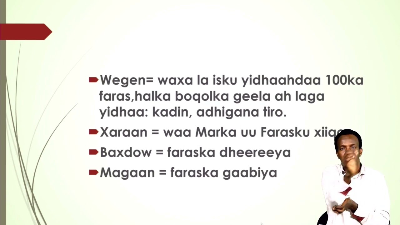 Soomaali  8aad Casharka 19aad
