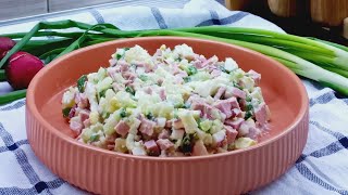 Салатик Весенний! Свежий, простой и очень вкусный!