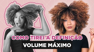 TIREI A DEFINIÇÃO DO MEU CABELO OLHA NO QUE DEU| SAH OLIVEIRA