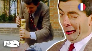 Premiers secours à larrêt de bus | Clips drôles de Mr Bean | Mr Bean France