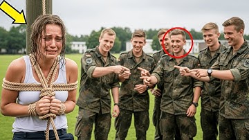 Drillinstructeur bindt soldate aan een paal... maar weet niet WIE haar vader is!