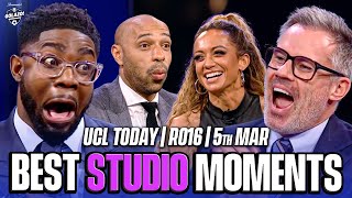 The BEST moments from UCL Today! | Richards, Henry, Abdo \& Carragher | RO16, 5th March