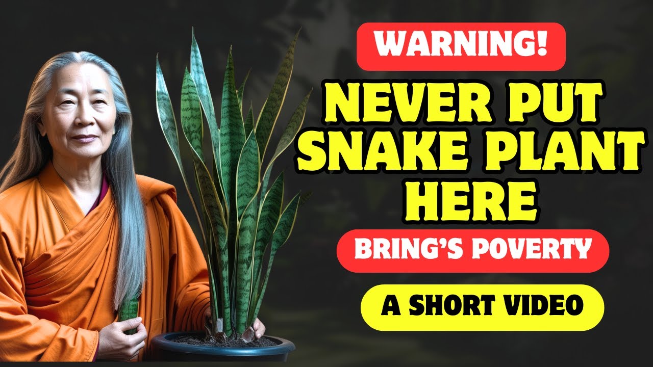 A SHORT VIDEO ON "This Common Snake Plant Mistake Is BLOCKING Your Abundance!"