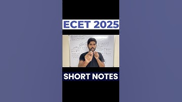 Ecet 2025 | ecet tips | ecet syllabus | ecet exam