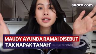 Kronologi Maudy Ayunda Ramai Disebut 'Tak Napak Tanah'