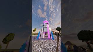 Realistic Rocket Launch / Minecraft Rtx #Shorts  #Minecraft