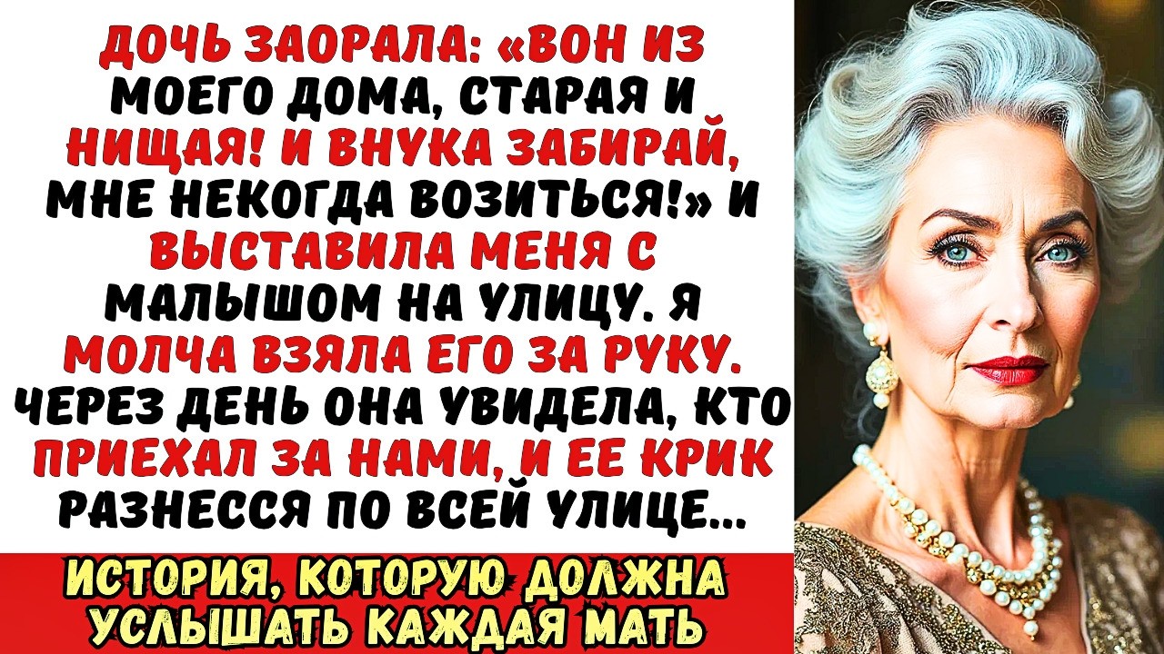 Дочь выгнала меня из дома с маленьким внуком, но потом она увидела ЕГО...