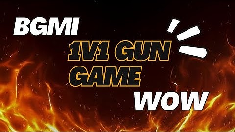  BGMI 1v1 Gun Game Showdown 🔥 BGMI Intense Fight Moments 