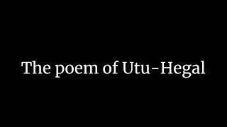 The Poem of Utu-Hegal — A 5,000 y/o Conflict — Sumerian (audiobook)
