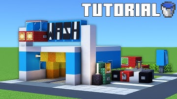 Hoe maak je een autowasstraat, auto en motor | CITY BUILD HACKS