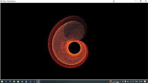 Making Giant Spring Fireworks using Python Turtle | Happy Diwali