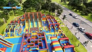 🇺🇸🏰 Giant Inflatable Dreamland from USA! 🏰🇺🇸