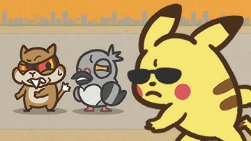 Pikachu came to invade Driftveil City