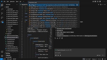 Business Central short: Search, navigate and use app symbols as context for GitHub Copilot (Ctrl+T)