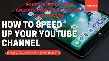 Youtube Intro | Animated Subscribe or Bell Icon Button | Adobe After Effect