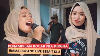 Tingkah Kocak Nia Dirgha Hari Ini Bikin Penonton Betah || Irama Dopang Live Terbaru Sesait KLU