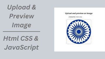 Upload and preview Image || #html  #css #javascript #webdevelopment #webdesign #video #coding