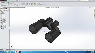SolidWorks Practice - Binocular Modeling | Field Glass Fun Drawing | Telescope | Beginners Tutorial