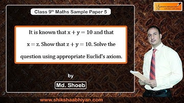 Q8 Solve using appropriate Euclid
