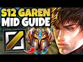 1v5 CARRY as Garen MID in Season 12 EVERY GAME (#1 Way To Climb)