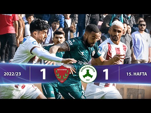 A. Hatayspor - B. Giresunspor (1-1) Highlights/Özet | Spor Toto Süper Lig - 2022/23