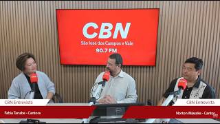 CBN Na Rede: Fabia Tanabe e Norton Miasake   #NoArNaCBNVale
